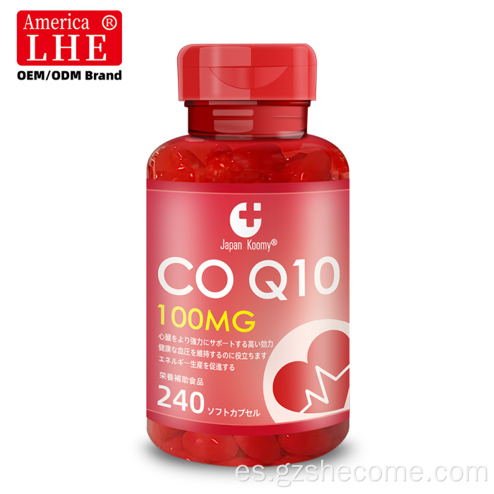 Shecome CoQ10 Softgels Soporte celular para la salud del corazón